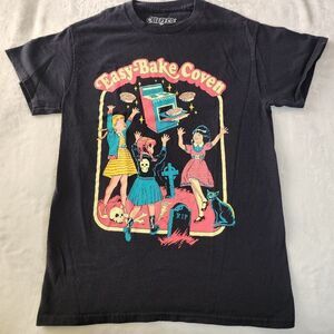 Creepy Co. Black Tshirt With Easy Bake Coven Graphic Size Small
